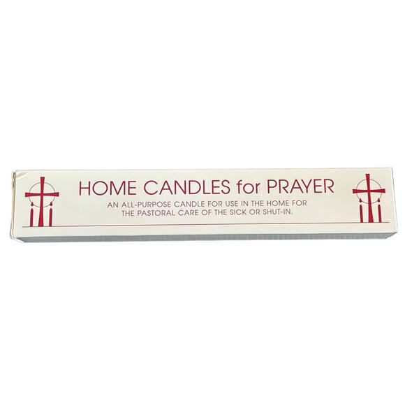 Home Candles (2) for Prayer for Pastoral Care of the Sick Shut In Religion God - Picture 2 of 5